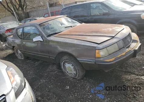 1987 Mercury Cougar Ls из США, поврежденный, VIN 1MEBM60F6HH603356